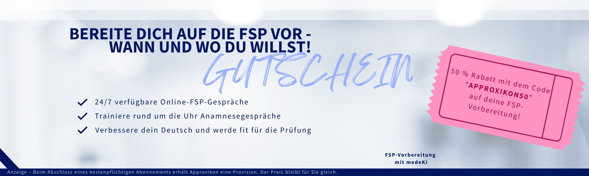 FSP-Vorbereitung mit medeKI